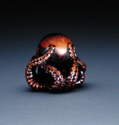 Netsuke représentant une pieuvre, vers 1760-70 - Masanao